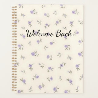 Cuaderno Floral de Bienvenida para Estudiante