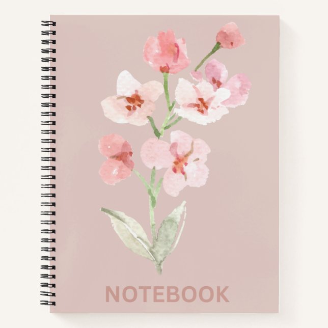 Cuaderno Floral de Bonito para portátiles (Anverso)