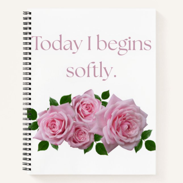 Cuaderno Floral de Energía Despierta (Anverso)
