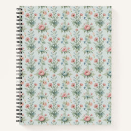 Cuaderno Floral de Flores Silvestres Vintage | Acu