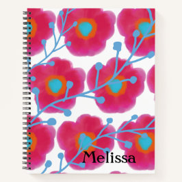 Cuaderno Floral de Girly