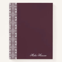 Cuaderno Floral de higo Personalizado