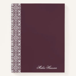 Cuaderno Floral de higo Personalizado  