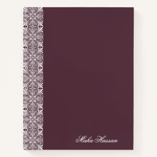 Cuaderno Floral de higo Personalizado