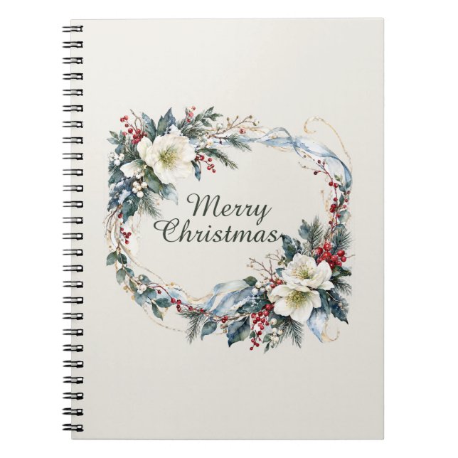 Cuaderno Floral de Invierno (Frente)