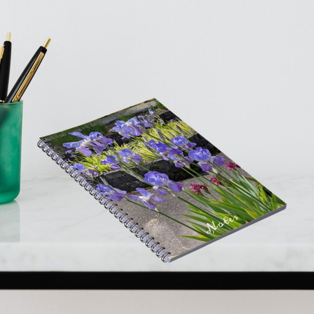 Cuaderno Floral de irlandeses con barba morada (In Situ)