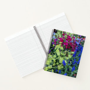 Cuaderno Floral de Jardín de Verano Colorido