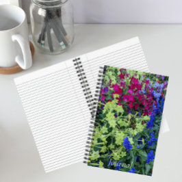 Cuaderno Floral de Jardín de Verano Colorido