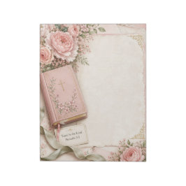 Cuaderno floral de la Biblia