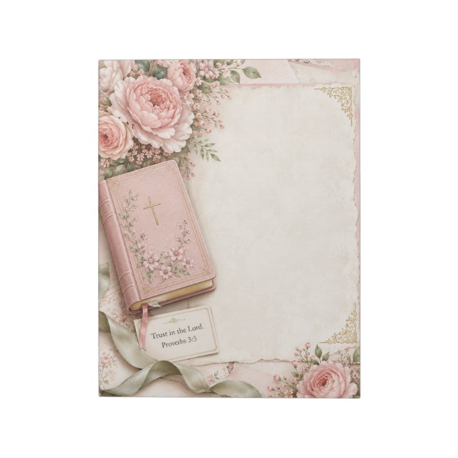 Cuaderno floral de la Biblia (Lado Izquierdo)