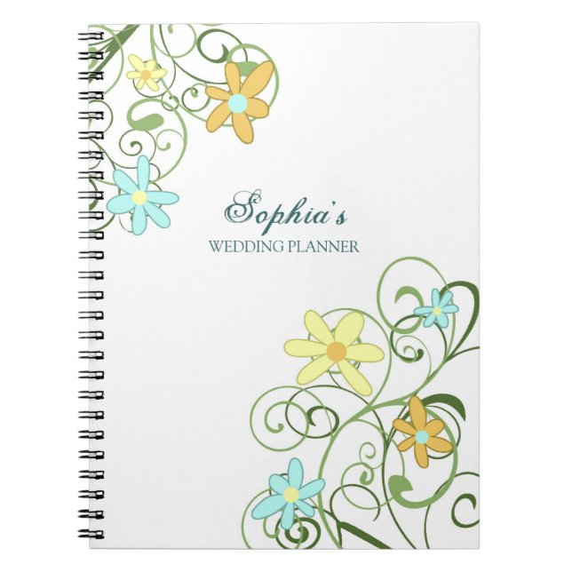 Cuaderno floral de la primavera conocida de (Frente)