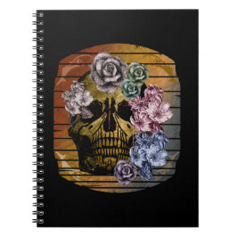 CUADERNO FLORAL DE LA VINTACIÓN DE SKULL