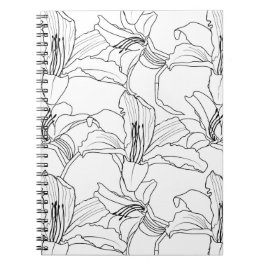 Cuaderno floral de los esquemas tropicales