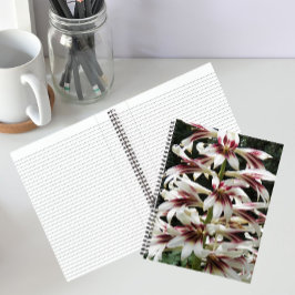 Cuaderno Floral de los Lirios Gigantes del Himalay