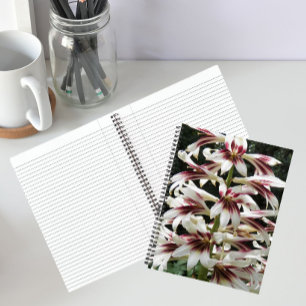 Cuaderno Floral de los Lirios Gigantes del Himalay