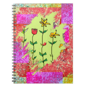 Cuaderno - Floral de Muestra de Pintura