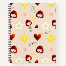 Cuaderno Floral de Niña Adorable