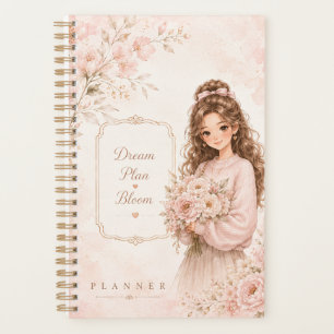 Cuaderno Floral de Pastel Silk Garden Cute