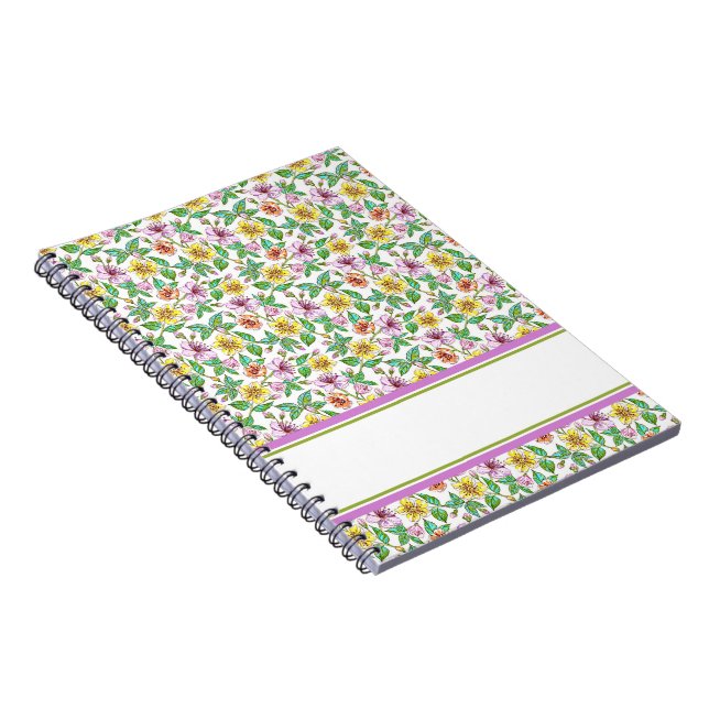 Cuaderno Floral de primavera (Lado Derecho)