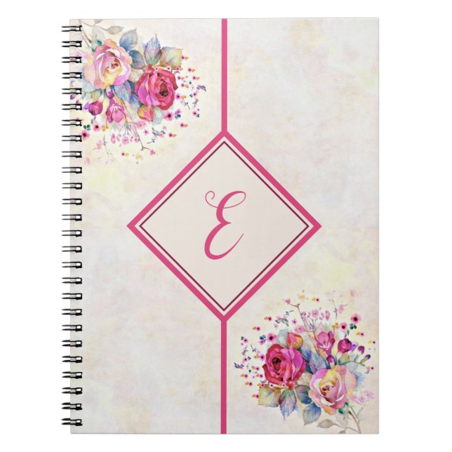 Cuaderno floral de primavera (Frente)