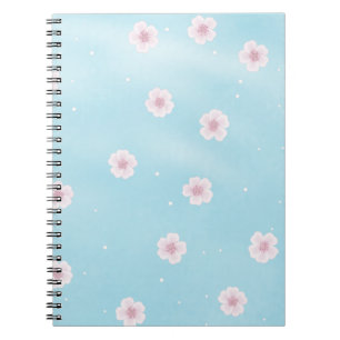 Cuaderno Floral de primavera japonesa sakura