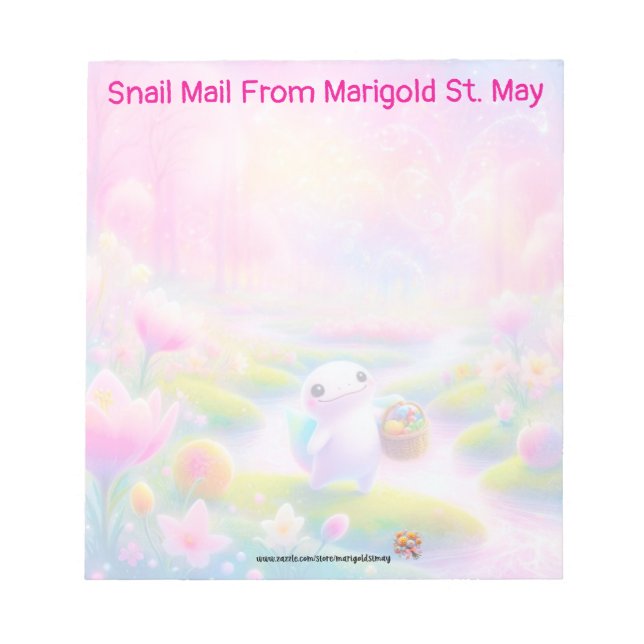 Cuaderno floral de salamandra dulce (Frente)