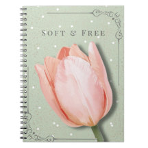 Cuaderno Floral de Tulipanes | Diario Suave y Grat