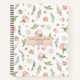 Cuaderno Floral de Verano Sonrojado | Receta para Fiesta de