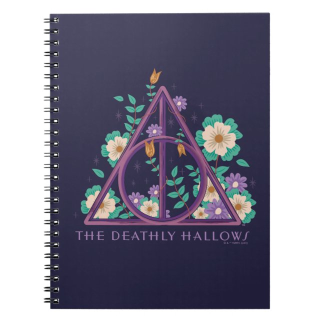 Cuaderno Floral Deathly Hallow Graphic (Frente)
