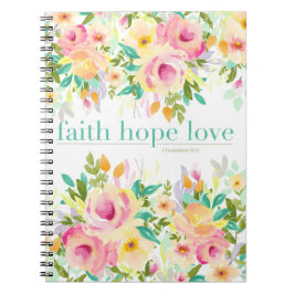 Cuaderno floral del amor el | de la esperanza de