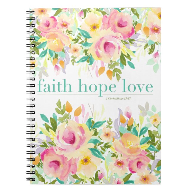 Cuaderno floral del amor el | de la esperanza de (Frente)