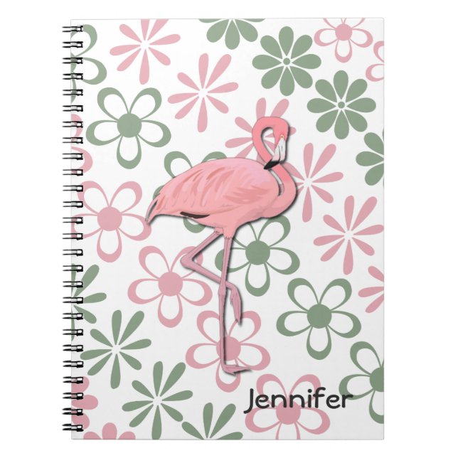 Cuaderno floral del flamenco (Frente)