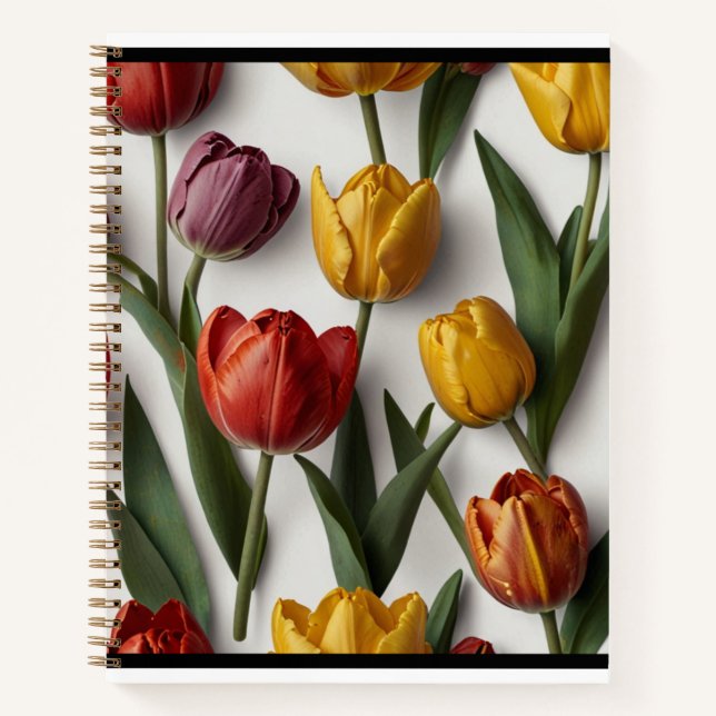 Cuaderno Floral Elegante (Anverso)