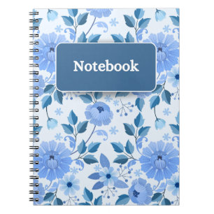 Cuaderno floral elegante 