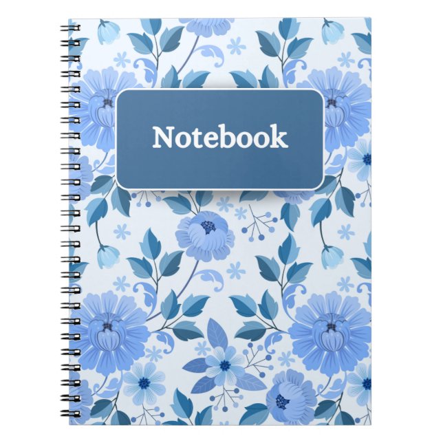 Cuaderno floral elegante  (Frente)