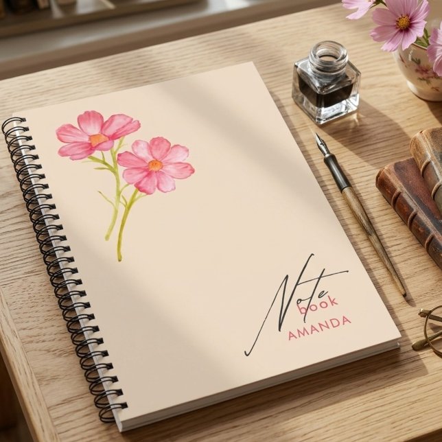 Cuaderno floral elegante lindo trendy (Subido por el creador)