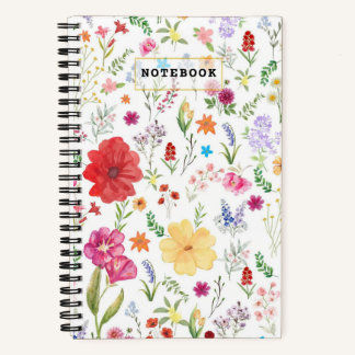 Cuaderno Floral Elegante para Escribir y Tomar Not