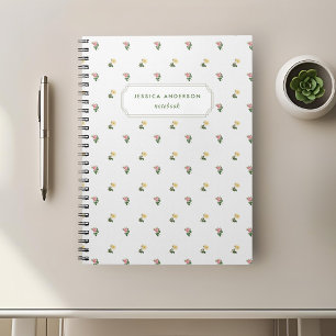 Cuaderno Floral Elegante Vintage