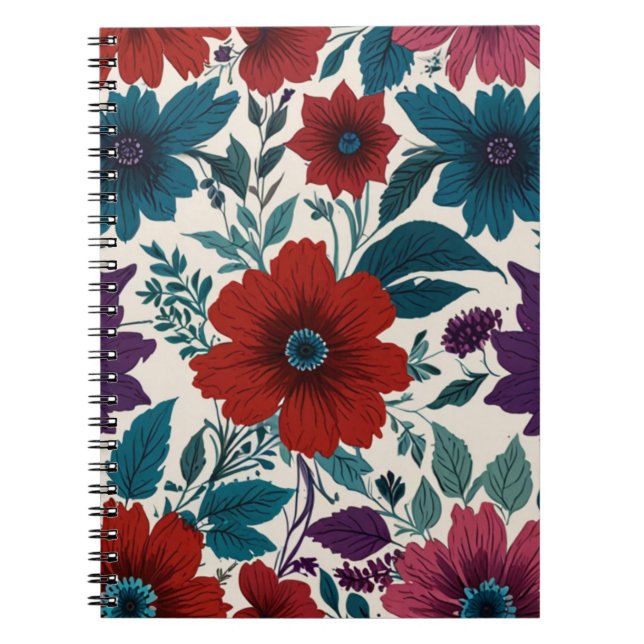 Cuaderno Floral encantadora (Frente)