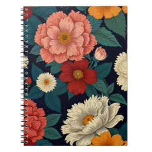 Cuaderno Floral encantadora