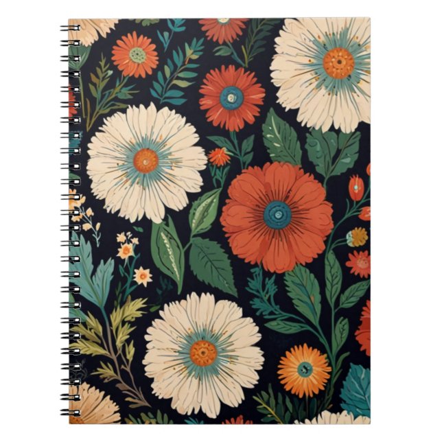 Cuaderno Floral encantadora (Frente)