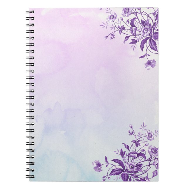 Cuaderno Floral encantadora (Frente)