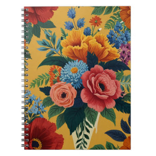 Cuaderno Floral encantadora