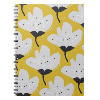 Cuaderno Floral escandinava: diseño de cosecha manual