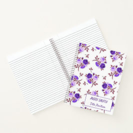 Cuaderno Floral escolar moderna