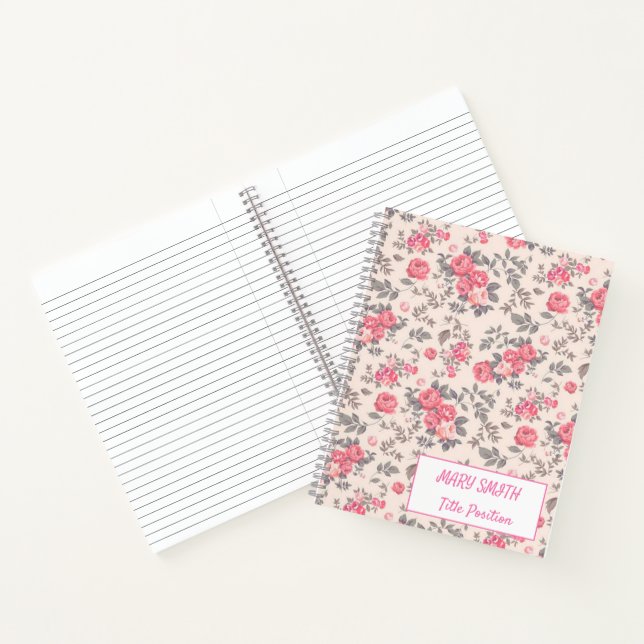 Cuaderno Floral escolar moderna (Interior)