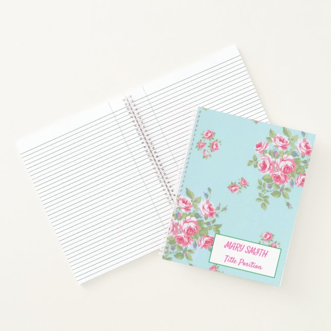 Cuaderno Floral escolar moderna (Interior)