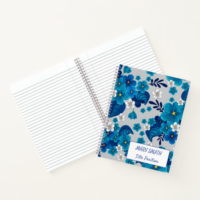 Cuaderno Floral escolar moderna (Interior)