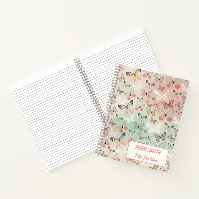 Cuaderno Floral escolar moderna (Interior)