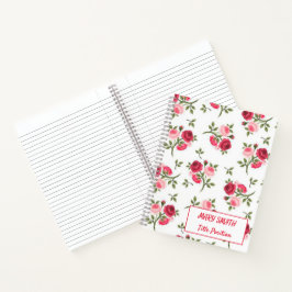 Cuaderno Floral escolar moderna